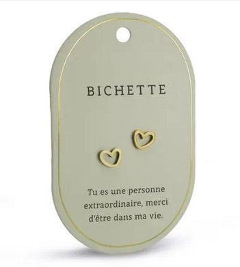 Boucles d'oreilles Bichette