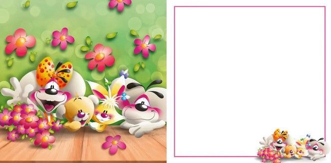 CARTE 3D DIDDL ET SES AMIS SANS TEXTE