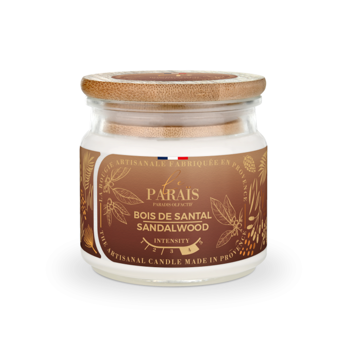 BOUGIE PARFUMEE BOIS DE SANTAL