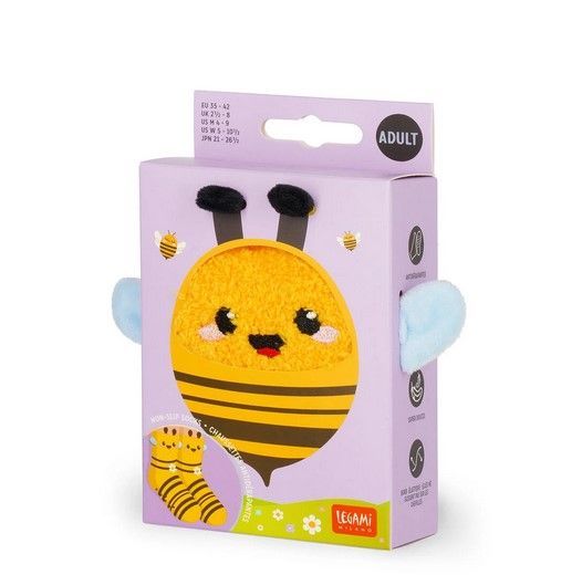 CHAUSSETTE ANTIDERAPANTES ADULTES BEE