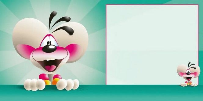 CARTE 3D DIDDL TETE JOYEUX ANNIVERSAIRE