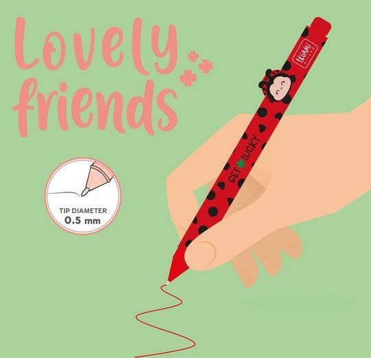 STYLO A ENCRE GEL COCCINELLE