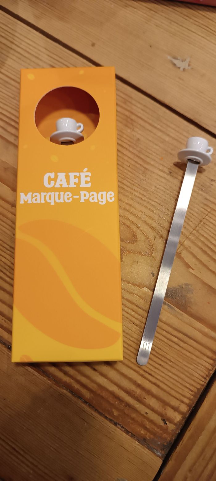 MARQUE PAGE CAFE