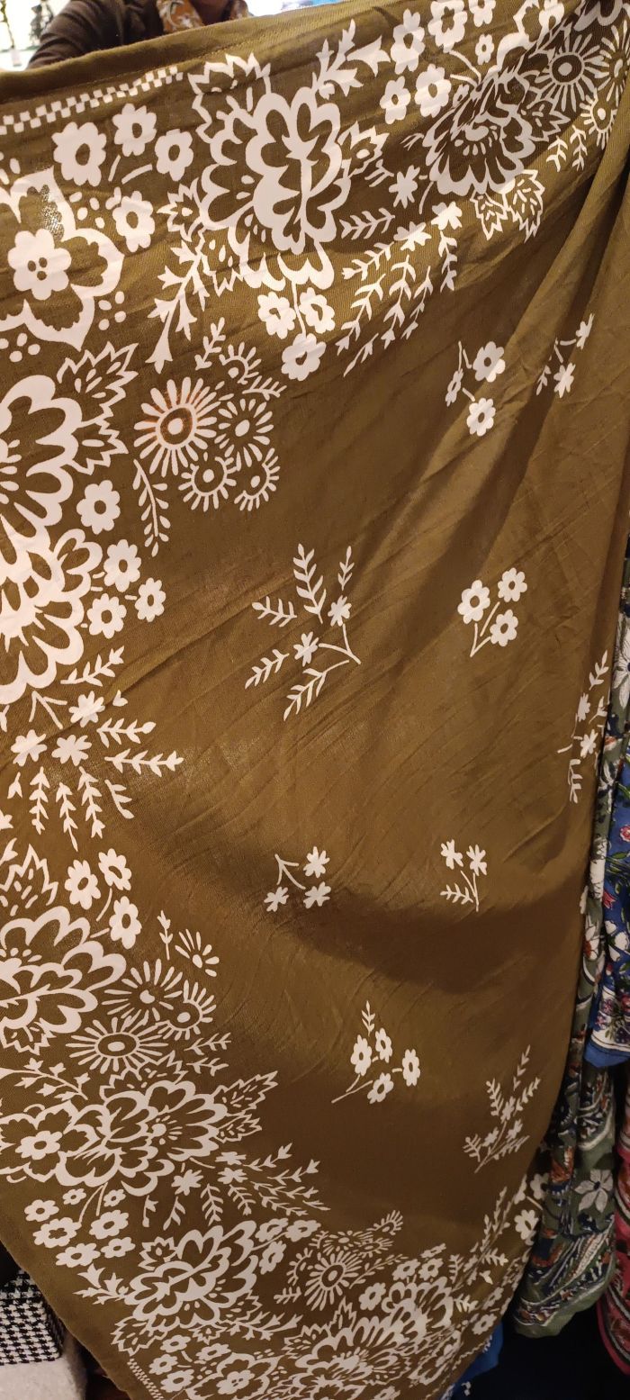 Copie Foulard MYSORE GREEN 100cm