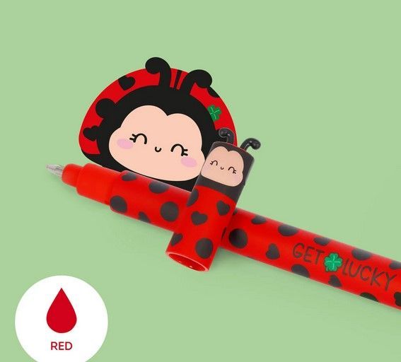 STYLO A ENCRE GEL EFFACABLE COCCINELLE