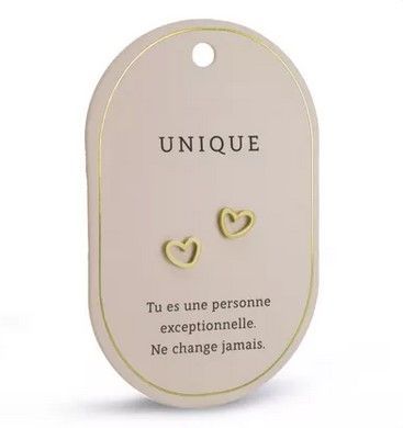 Boucles d'oreilles Unique