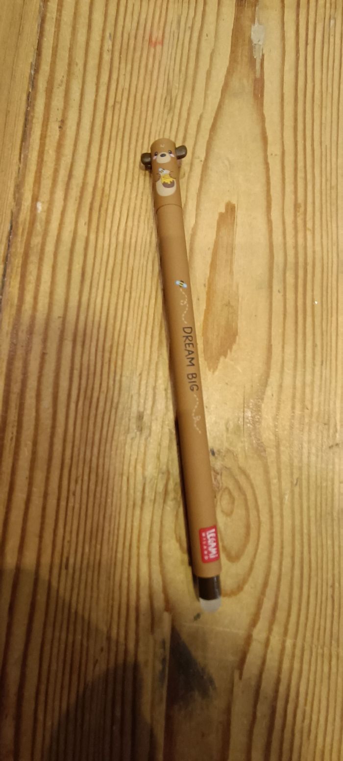 STYLO A ENCRE GEL EFFACABLE TEDDY