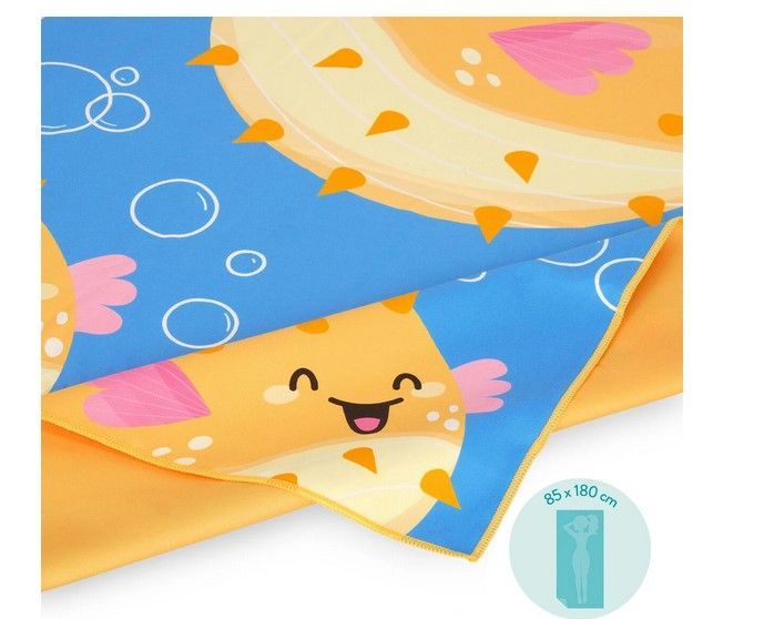 Drap de Plage Pufferfish - Beach Towel
