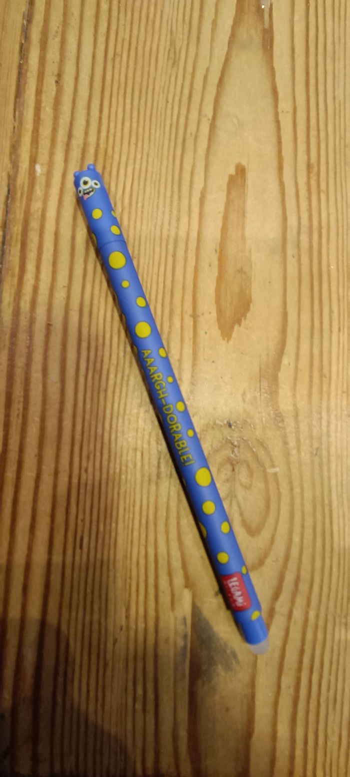 STYLO A ENCRE GEL EFFACABLE MONSTER