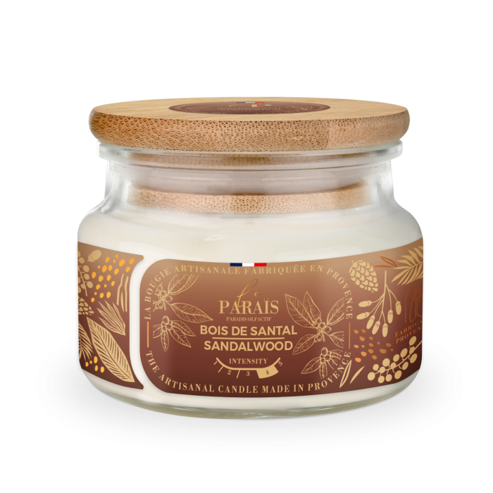 BOUGIE PARFUMEE BOIS DE SANTAL