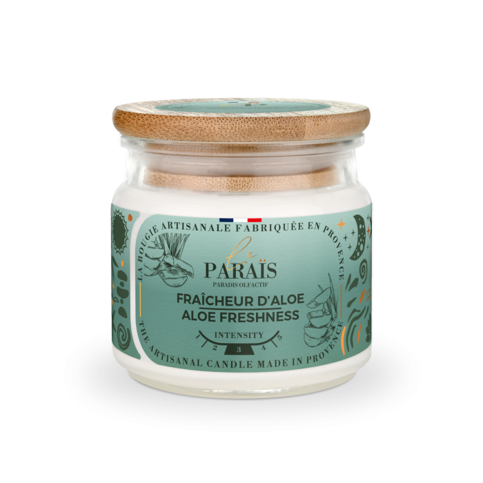 BOUGIE PARFUMEE FRAICHEUR D'ALOE