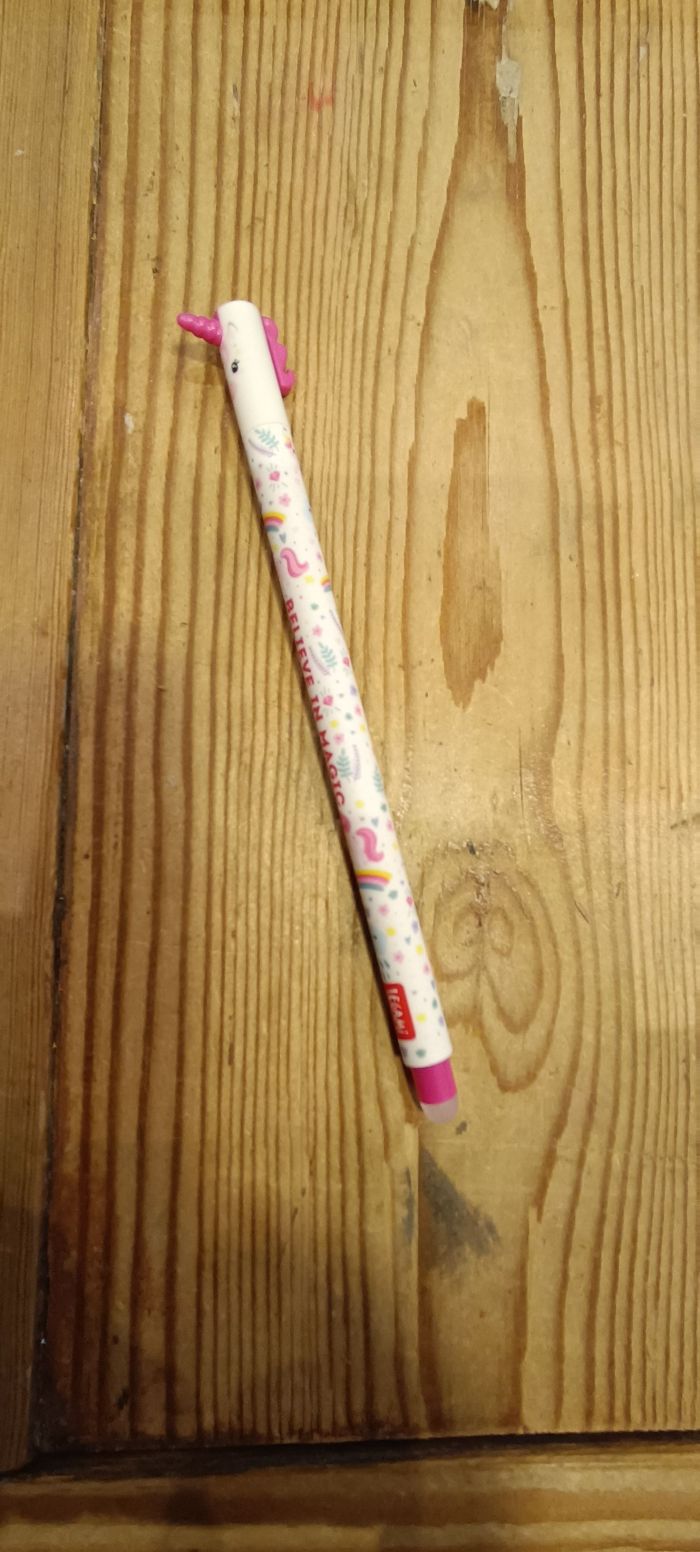 STYLO A ENCRE GEL EFFACABLE LICORNE