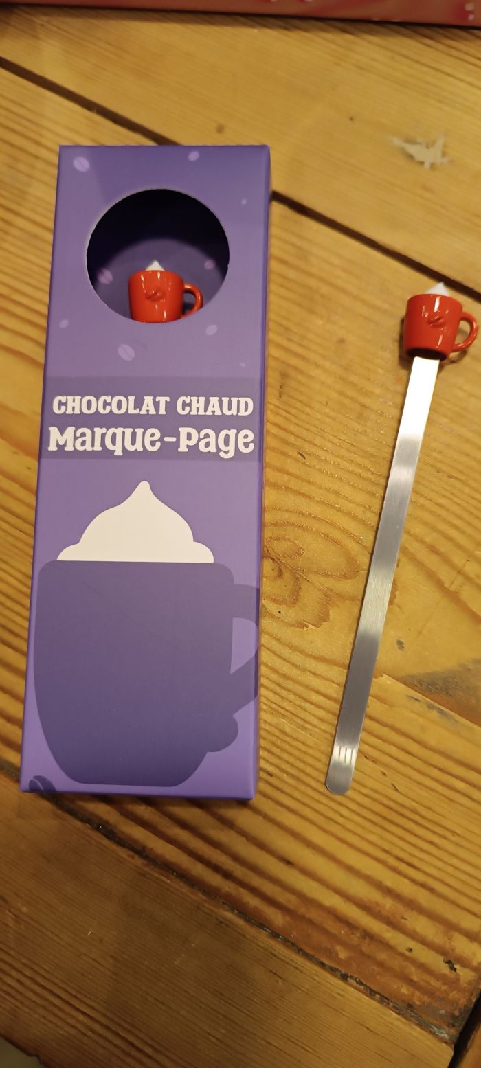 MARQUE PAGE CHOCOLAT CHAUD 