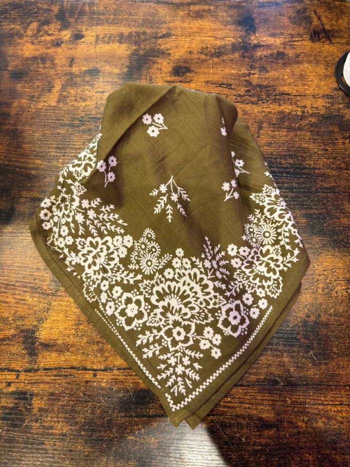 Foulard MYSORE GREEN 50cm