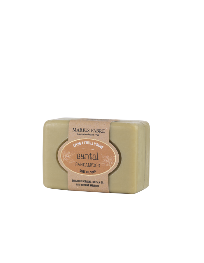 Savonnette parfumée SANTAL 100g sans huile de palme