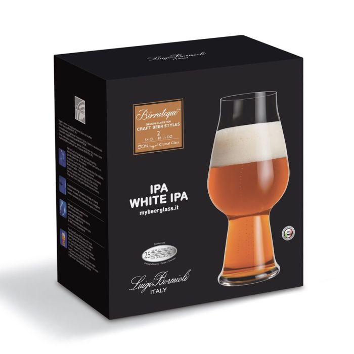COFFRET 2 VERRES A BIERE BIRRATEQUE IPA 54CL