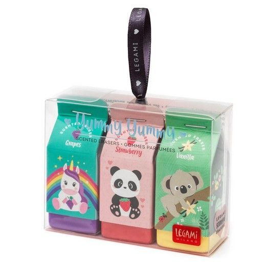 SET DE 3 GOMMES PARFUMEES YUMMY YUMMY