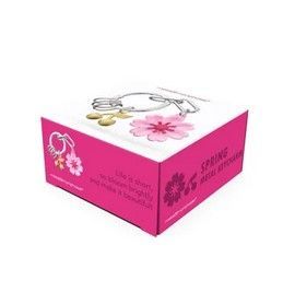 Porte-clés charms Fleur de Cerisier - METALMORPHOSE