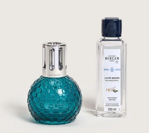 Coffret lampe Berger Disco verte