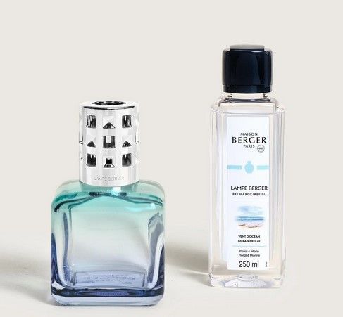 Coffret lampe Berger Glaçon Turquoise/Bleue