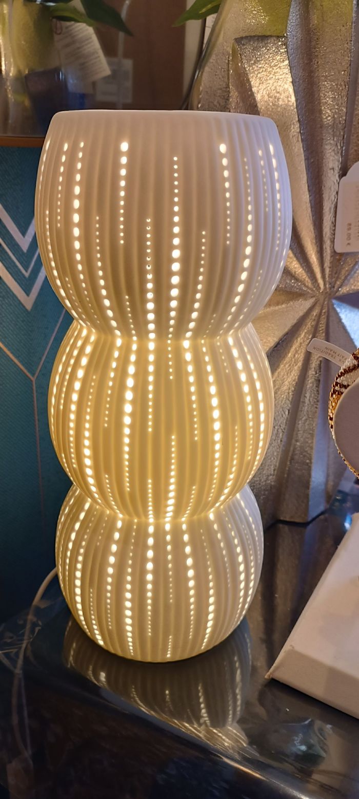 LAMPE PORCELAINE FALCO