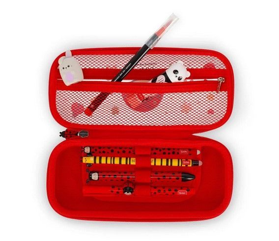 TROUSSE TRANSPARENTE RIGIDE LADY BUG