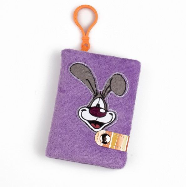  Mini carnet Bibombl violet peluche