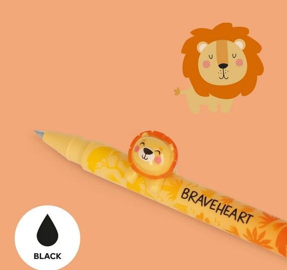 LOVELY FRIENDS LION STYLO A ENCRE GEL 