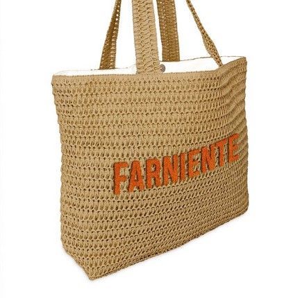   SAC ÉTÉ RAPHIA TUFTE FARNIENTE