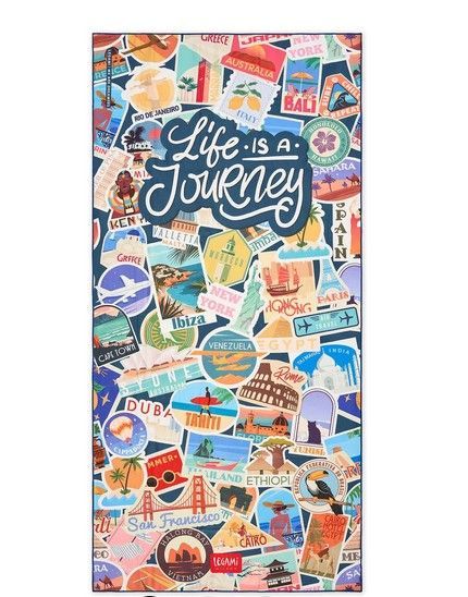 Drap de Plage Travel - Beach Towel