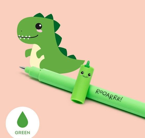 STYLO A ENCRE GEL EFFACABLE DINO