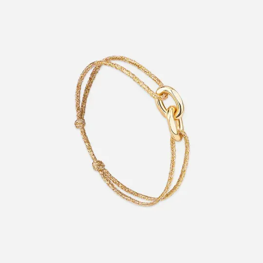 Bracelet Sintra Union plaque or