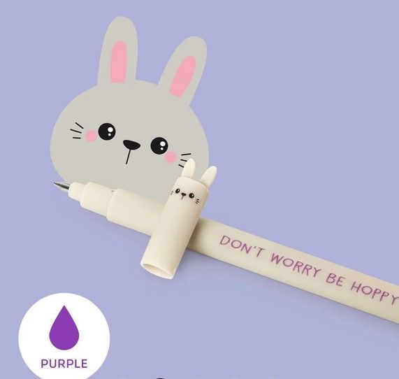 STYLO A ENCRE GEL EFFACABLE BUNNY