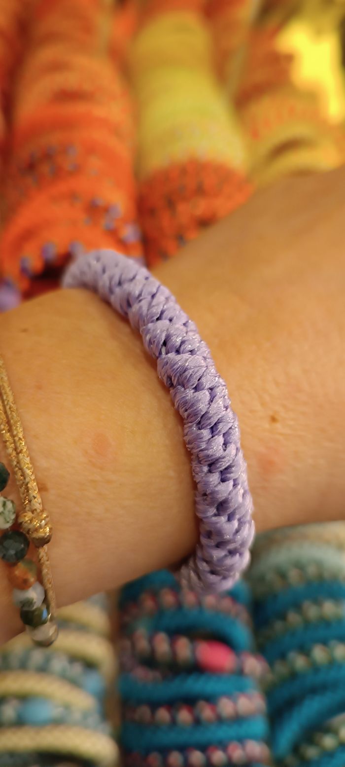 Kknekki paillettes violette