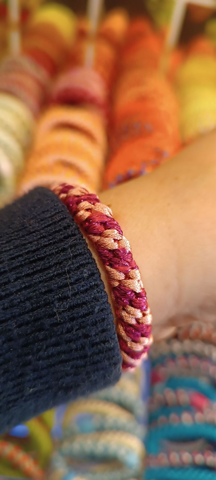 Kknekki rayures rouge bubblegum 