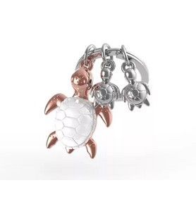 Porte-clés charms Tortue - METALMORPHOSE