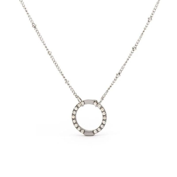 COLLIER ARGENTE AVEC ANNEAU
