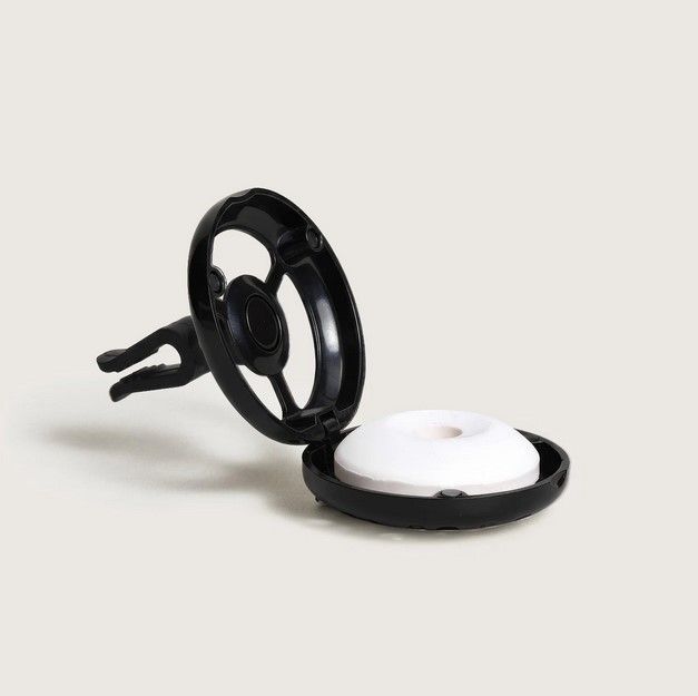 Coffret Les Petits Trésors Ophelia diffuseur voiture & porte clefs Argent/Gun Metal