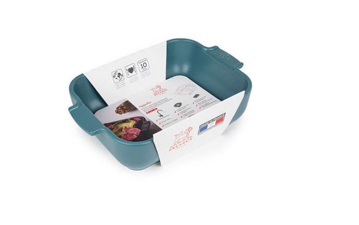  Appolia Plat Rectangulaire Bleu Céleste 25 cm