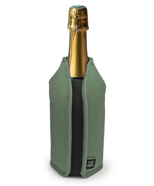  Frizz Rafraîchisseur extensible Vins & Champagnes, vert fougère, 23 cm